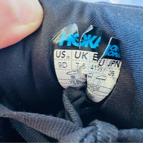 Women's Hoka One One Bondi 8 Black/White Running Shoes, Size 9B, 1127952 BWHT - Picture 6 of 8